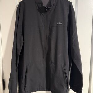 Travis Mathew Men's Black Full-Zip Jacket